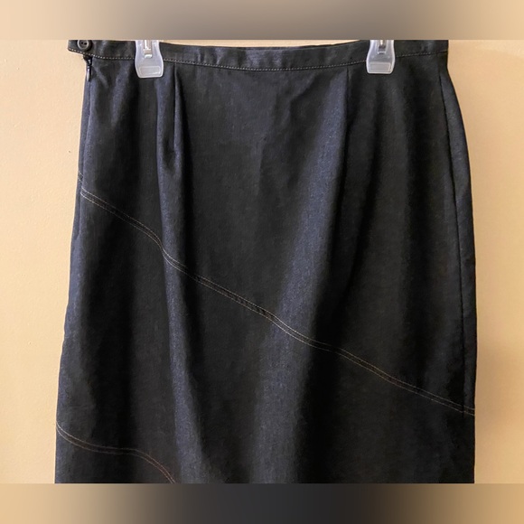 Jessica navy blue midi skirt - size 14 - Picture 5 of 6